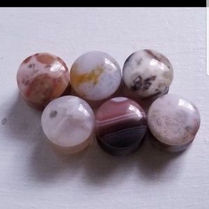 Natural Stone Ear Gauges Plugs